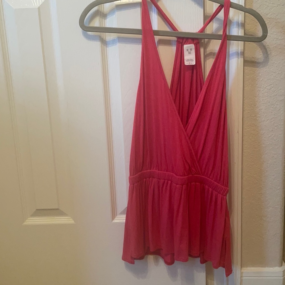 Free people red tank top size small